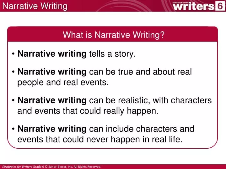 PPT - Narrative Writing PowerPoint Presentation, free download - ID:5575708