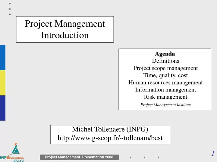 project management introduction