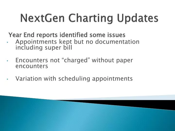 nextgen charting updates