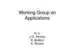 Working Group on Applications