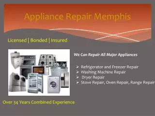 Appliance Repair Germantown TN