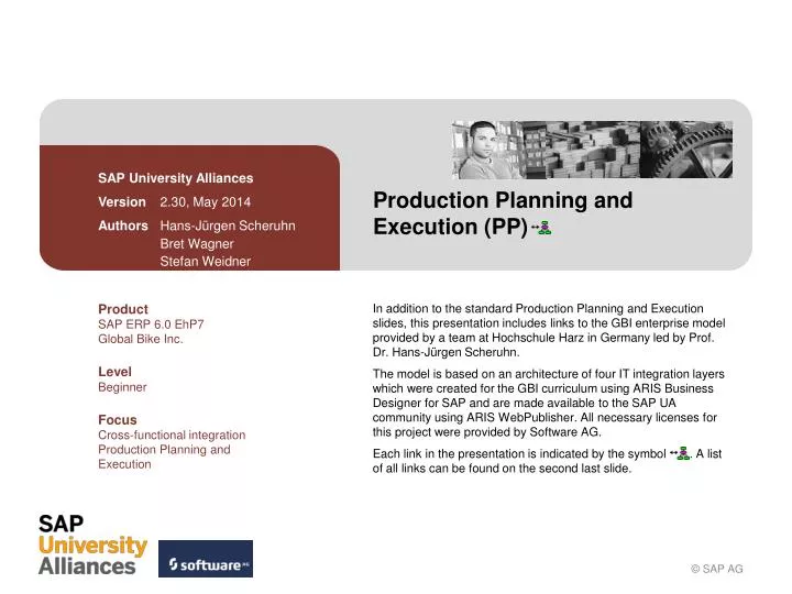 production planning and execution pp
