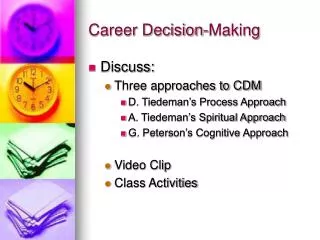 Career Decision-Making