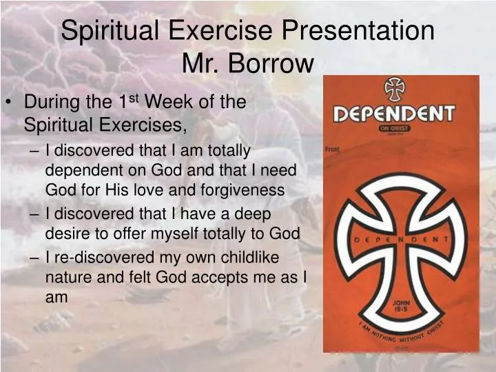 spiritual exercise presentation mr borrow