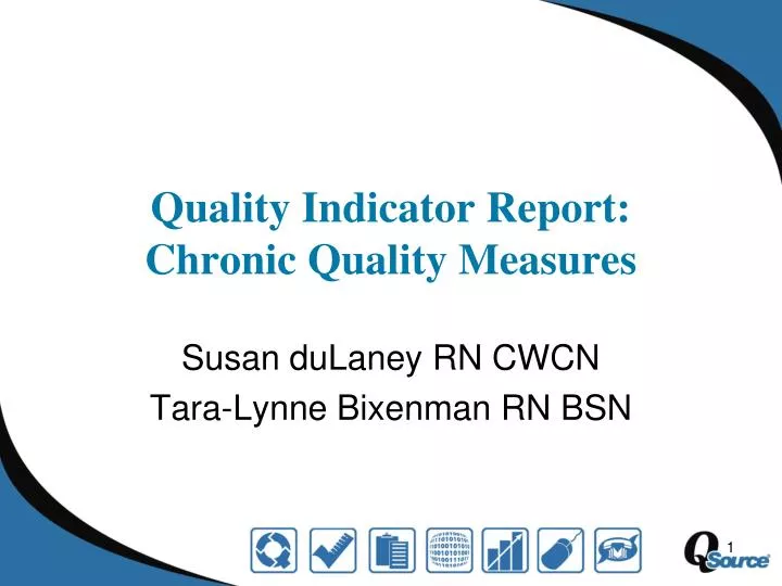 quality indicator report chronic quality measures