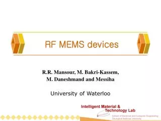 RF MEMS devices