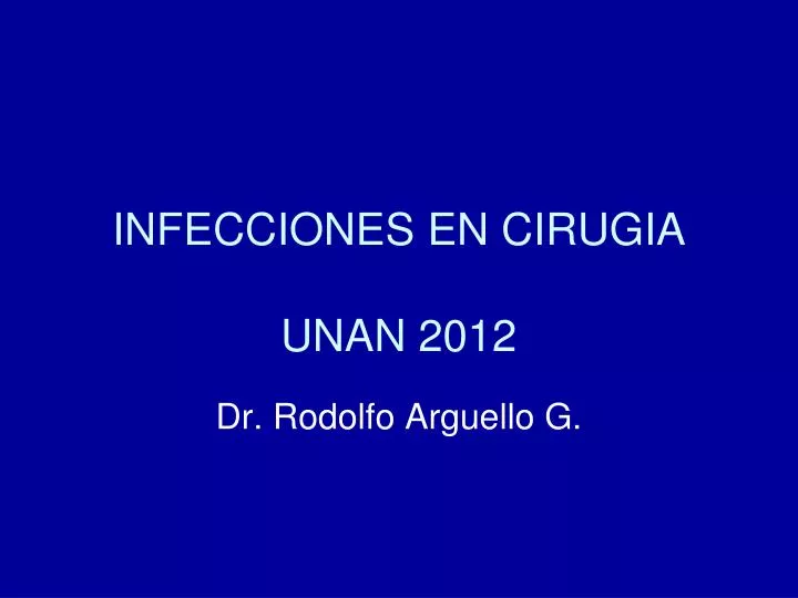 dr rodolfo arguello g