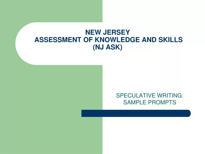 new jersey assessment of knowledge and skills nj ask