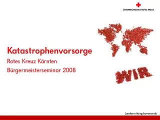 katastrophenvorsorge