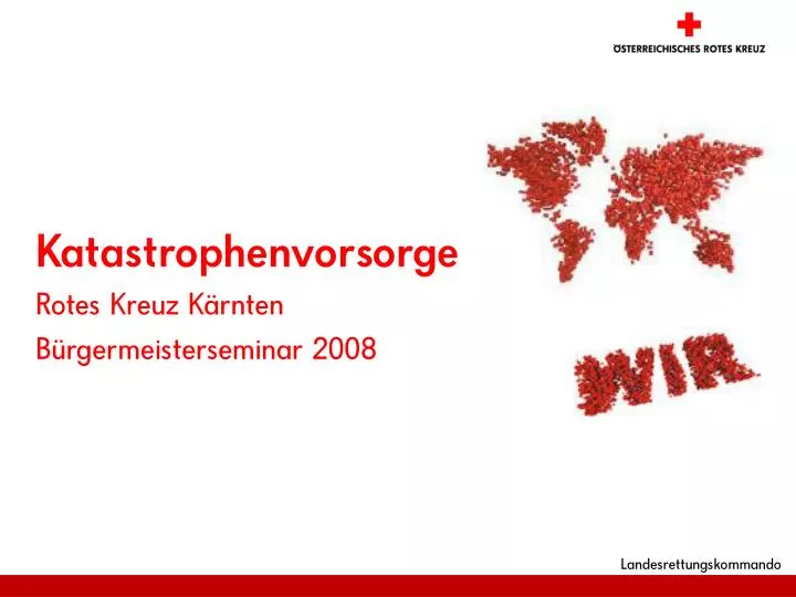 katastrophenvorsorge