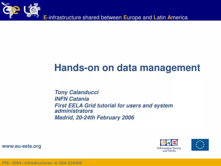 hands on on data management