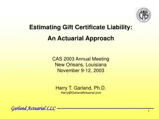 Garland Actuarial LLC