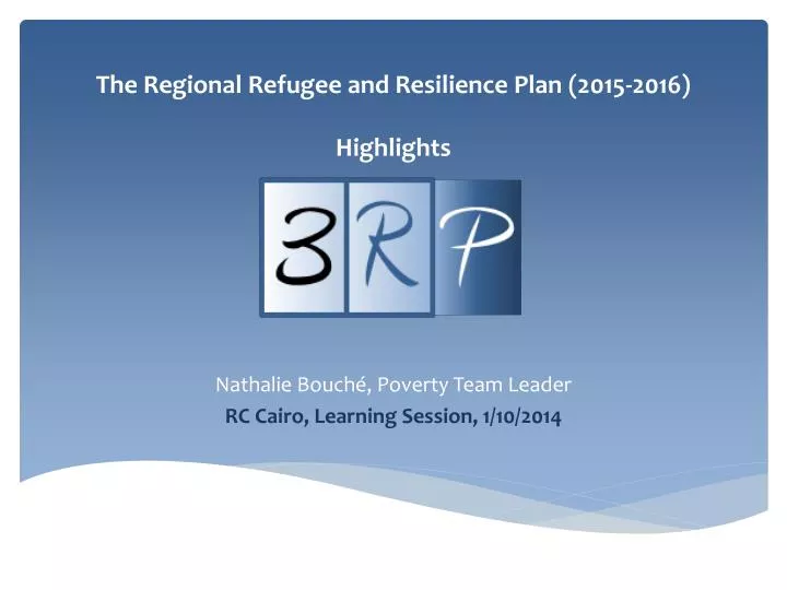 the regional refugee and resilience plan 2015 2016 highlights
