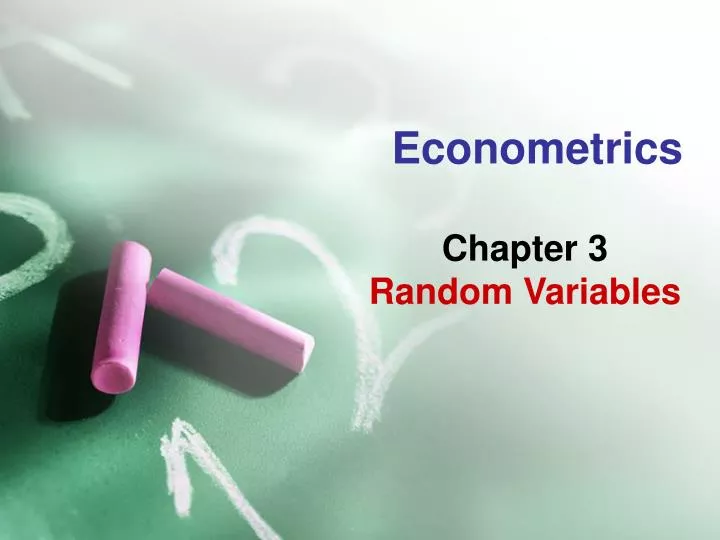 econometrics