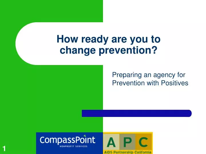 how ready are you to change prevention