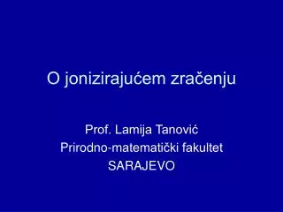 o joniziraju em zra enju