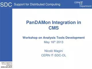 PanDAMon Integration in CMS
