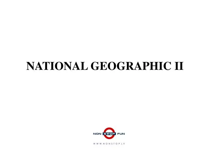 national geographic ii