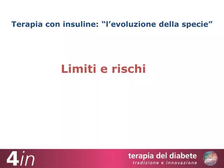 terapia con insuline l evoluzione della specie