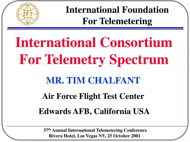 international foundation for telemetering
