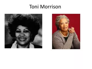 toni morrison work essay