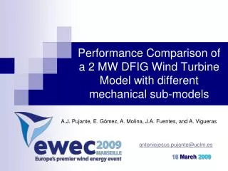 Performance Comparison of a 2 MW DFIG Wind Turbine Model with different mechanical sub-models