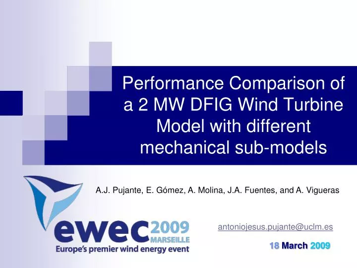 performance comparison of a 2 mw dfig wind turbine model with different mechanical sub models