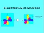 Molecular Geometry and Hybrid Orbitals - slide 1