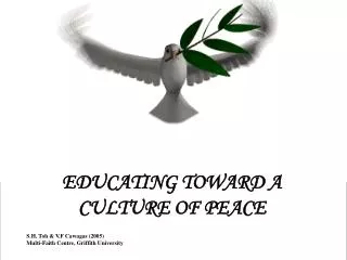 EDUCATING TOWARD A CULTURE OF PEACE S.H. Toh &amp; V.F Cawagas (2005)