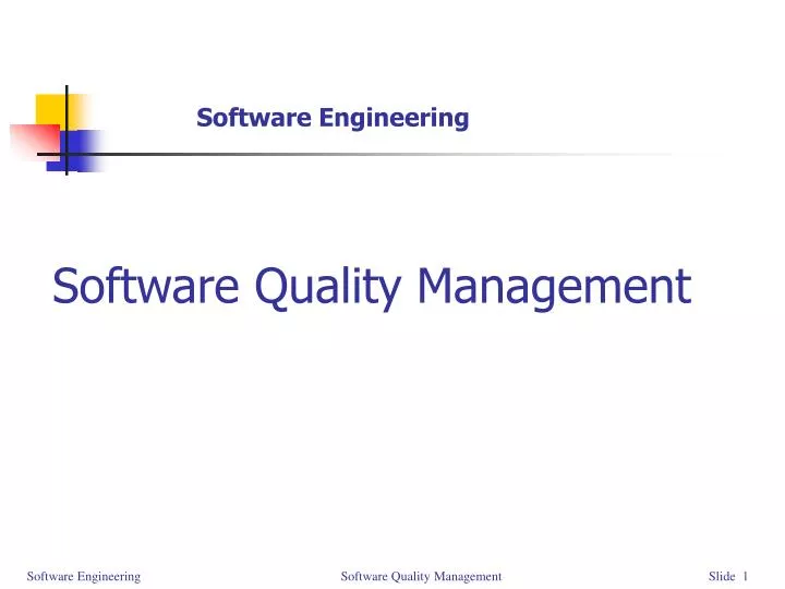 software quality management