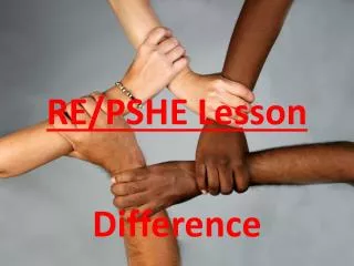RE/PSHE Lesson