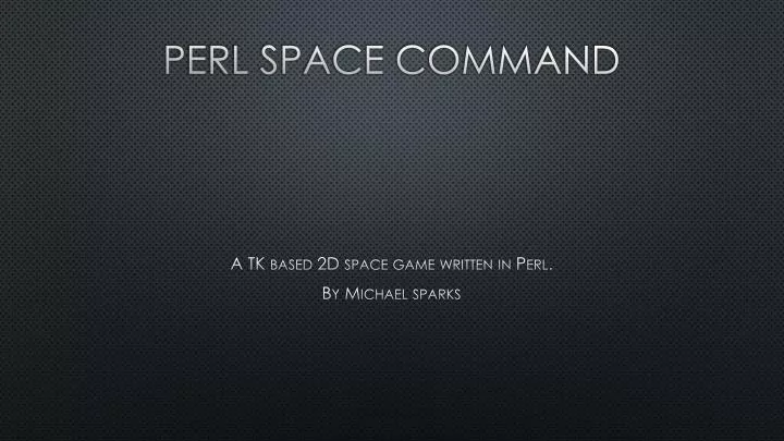 perl space command