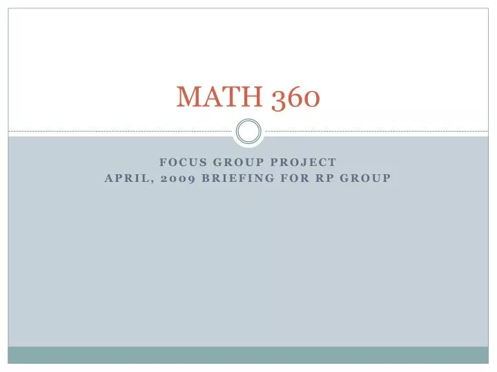 math 360