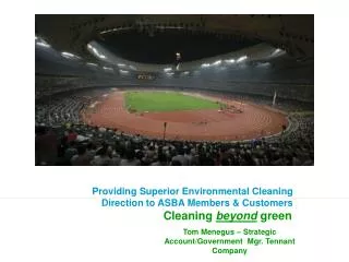 Providing Superior Environmental Cleaning Direction to ASBA Members &amp; Customers