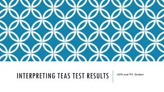 Interpreting TEAS Test Results