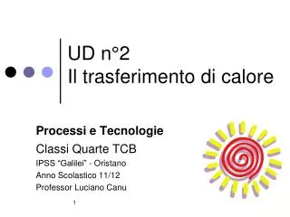 ud n 2 il trasferimento di calore