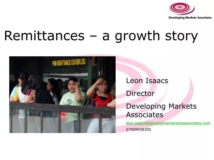 remittances a growth story