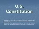 Understanding the U.S. Constitution: Civil Liberties and Rights - slide 1