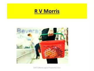 R V Morris