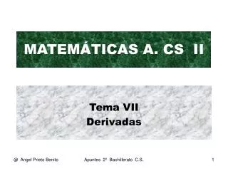 matem ticas a cs ii