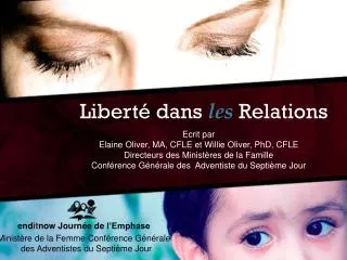 libert dans l es relations