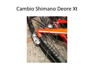 cambio shimano deore xt