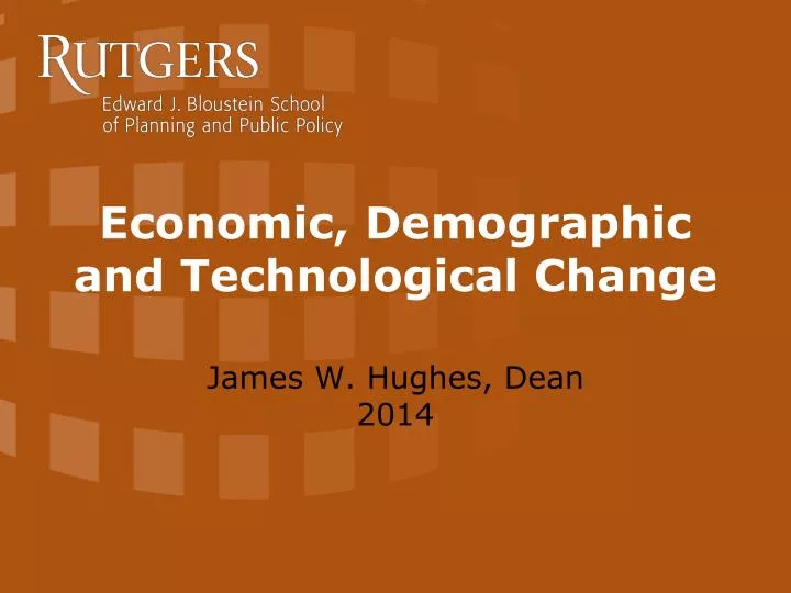 economic demographic and technological change