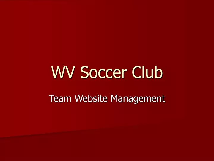 wv soccer club