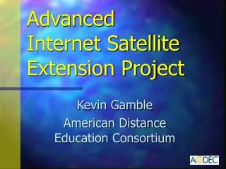 Advanced Internet Satellite Extension Project