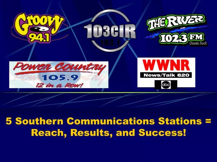 5 southern communications stations reach results and success