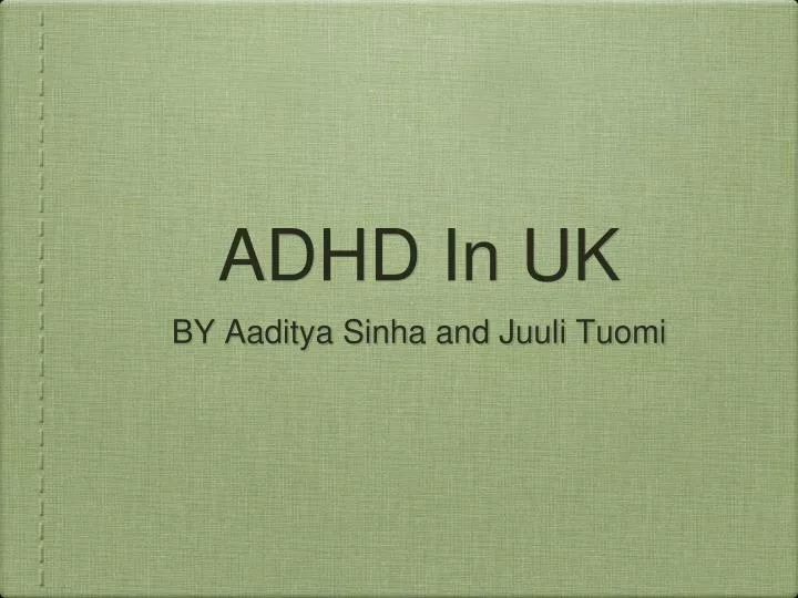 adhd in uk