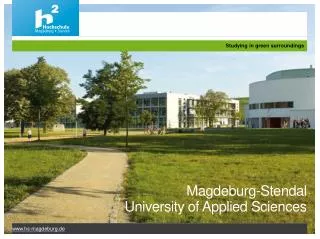 Magdeburg - Stendal University of Applied Sciences