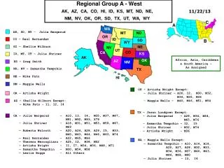 Regional Group A - West