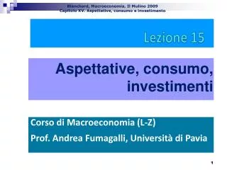 aspettative consumo investimenti